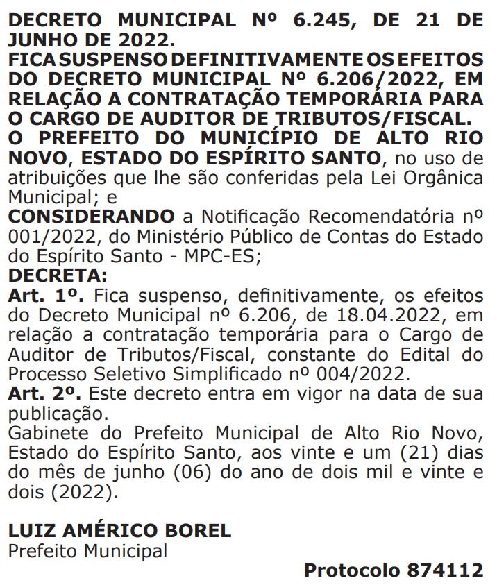 Veja a notificação recomendatória. - Ministério Público do Estado do